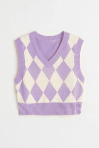 China Unisex Kids Oversized Cotton Knitted Pullover Jacquard Sweater Vest Sleeveless Knit Waistcoat wholesale