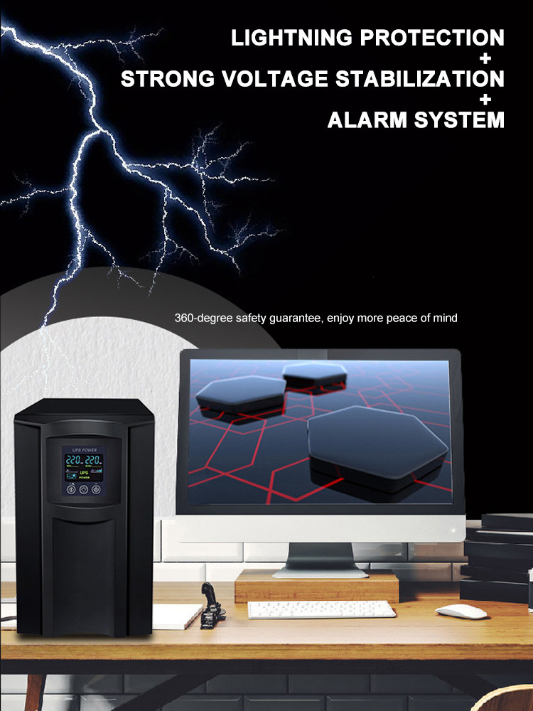 2400 Wh Electric Energy UPS Power Supply With Pure Sine Wave Output