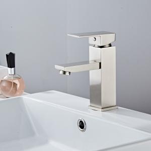 China Brass Single Hole Single Handle Basin Mixer In Chrome wholesale