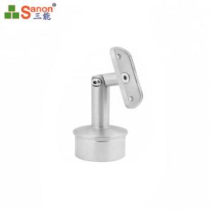 China Mirror Stainless Steel Handrail Parts Balustrade Post Bracket For 50.8mm Tube wholesale