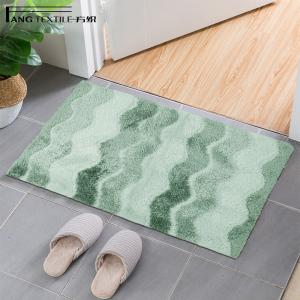 China 17X24 Inch Rectangle Striped Anti Slip Bath Mat Machine washable wholesale