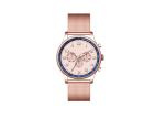 Mesh Band Quartz Stainless Steel Watch 50 Meter Water Resistant Screw Crown