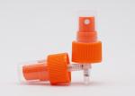 Orange Color Fine Mist Sprayer Pump , 20mm 0.2ml Dosage Cosmetic Spray Pump