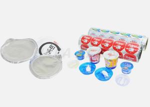 China Yogurt Cup Printed Heat Seal Laminated Aluminum Sealing Lidding Film wholesale
