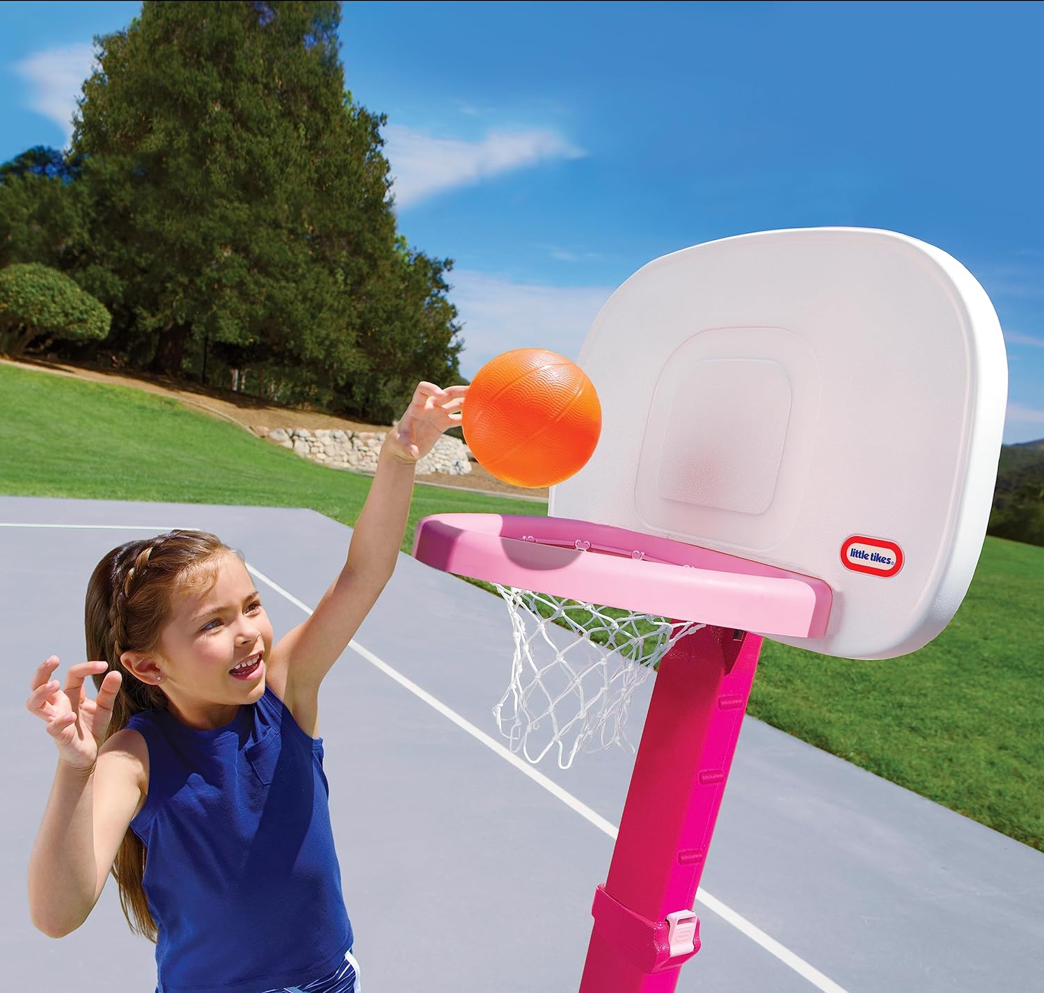 Adjustable Shooting Frame Indoor Basketball Stand for Kids Age Range 0 to 24 Months