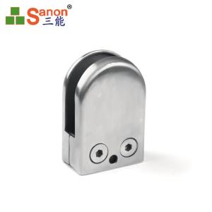 China AISI 304 316 Stainless Steel Bathroom Fittings Glass Panel Mounting Clips wholesale