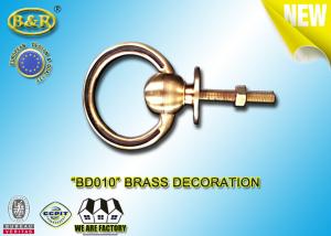 China BD010 Brass Handle Ring Shape Funeral Decoration Material Copper Alloy Coffin Decoration wholesale
