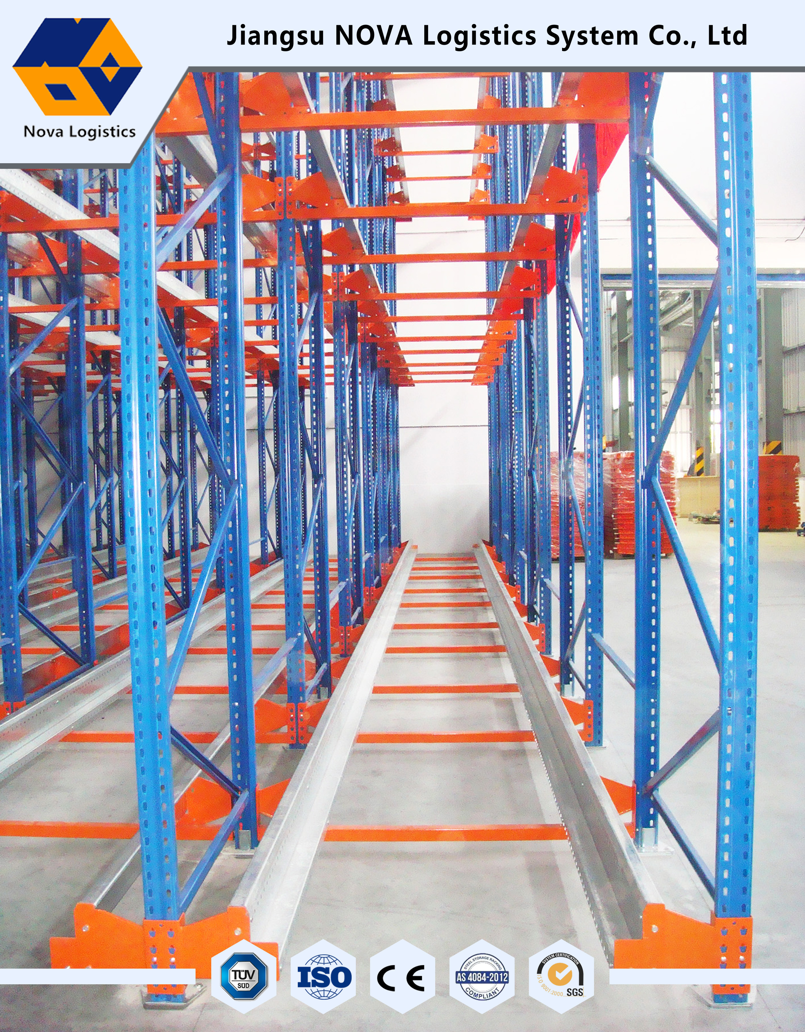 Semi Automatic Pallet Shuttle System With Battery Operated Motor Drive