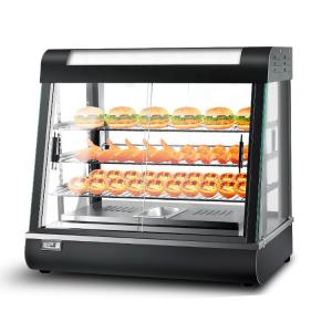 China Warmer and Heater Function Electric Display Showcase for Commercial Kitchen Hot Food wholesale