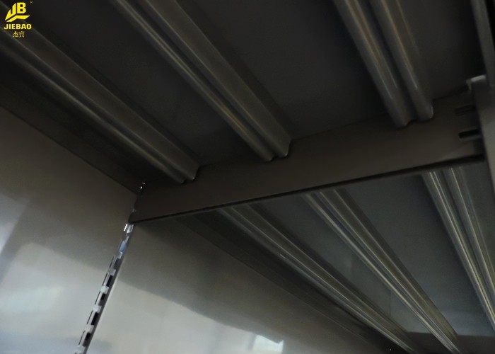 Four Posts Supermarket Display Shelf , 2.5mm Straight Brackets Medium Duty Shelving