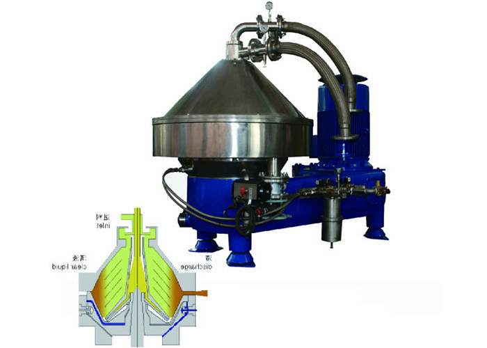 50000LPH Automatic Disc Stack Food Centrifuge for Algae Concentration