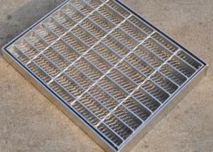 China Walkway Trench Drain Covers Stainless Steel 6mm Twist Steel Cross Bar wholesale