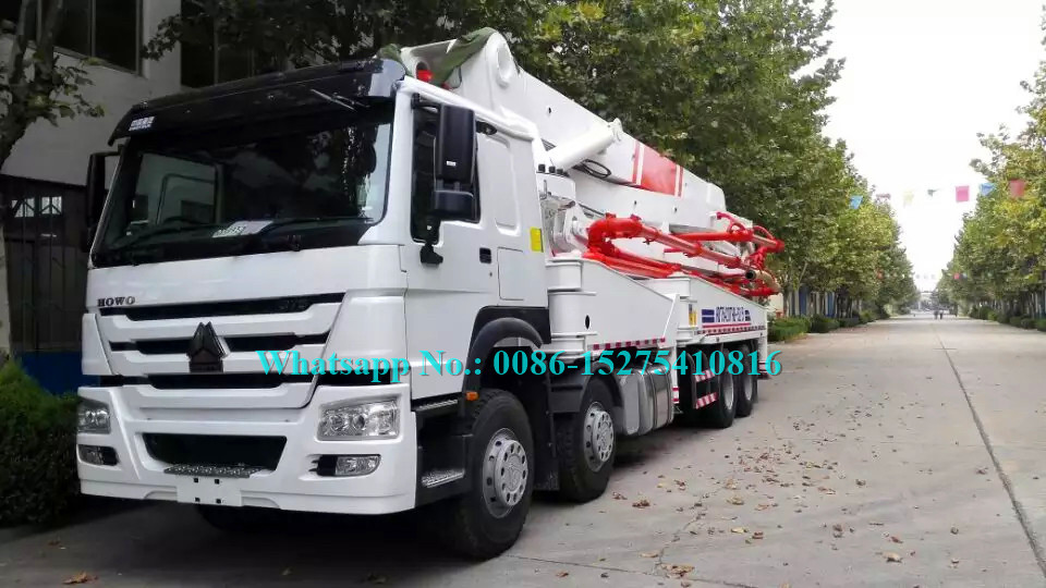 5 Arms Concrete Pumping Machine With Multilingual Man-Machine Interface System