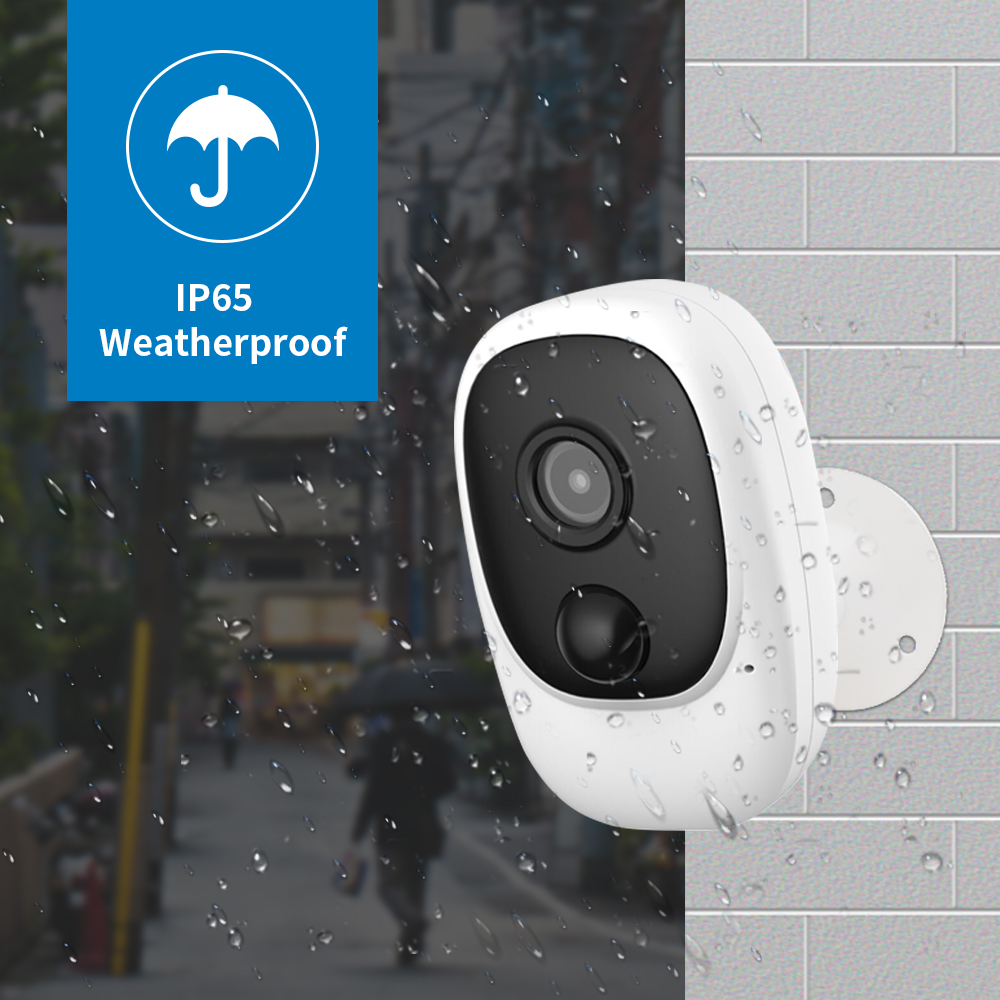 Remote Control Night Vision Two-way Audio Pir Wify Outdoor Camera Work with Tuya Amazon Google App