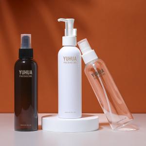 China Mist spray Plastic Lotion Bottle Round Shape Spray Pump Bottle 180ml wholesale