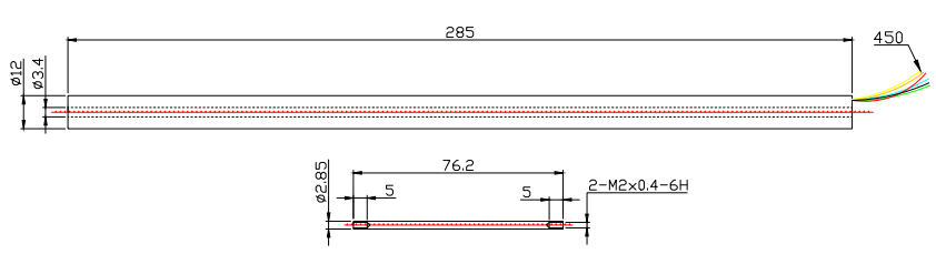 Industrial Grade UBMD-12Y High Precision Linear Displacement Sensor LVDT for 24VDC Input