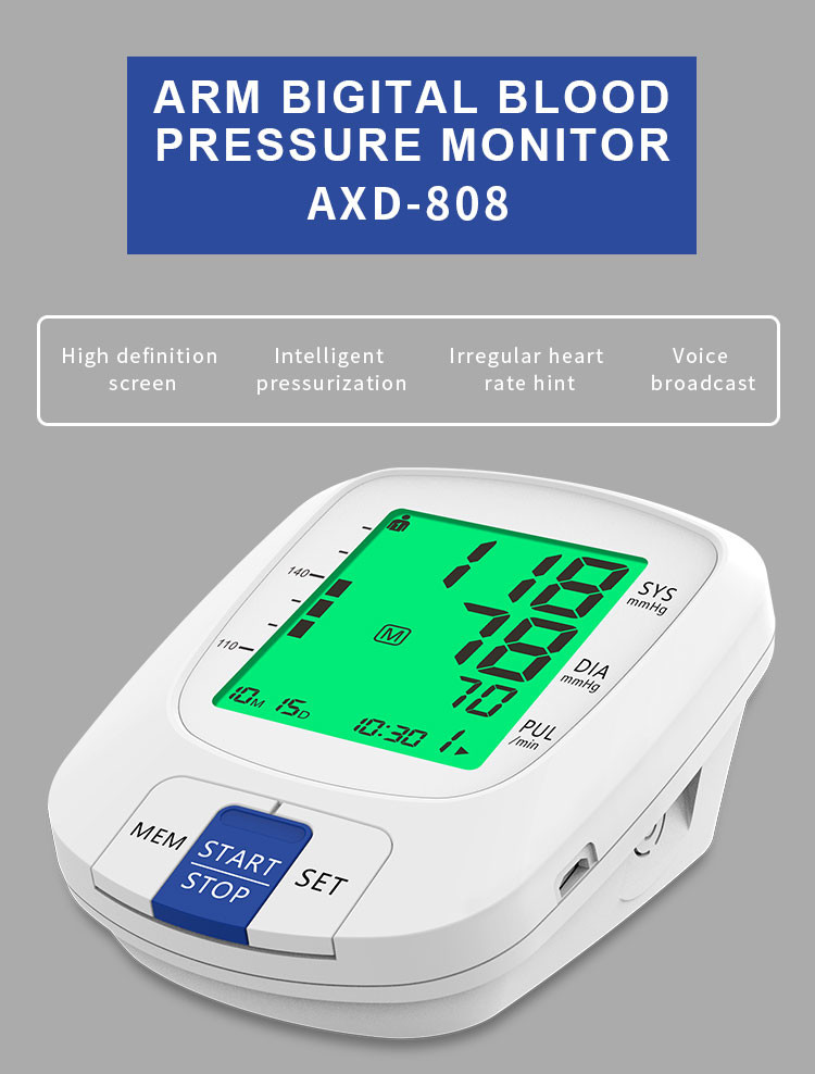 Digital Large Arm Cuff Equipment To Measure Blood Pressure Apparatus BP Monitor
