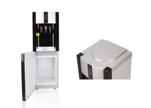 China Hot Warm Cold Floor Standing Water Dispenser With Fridge Painting Color Three Tap wholesale