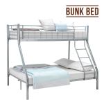 Modern Furniture Iron Bunk Beds High Load Carrying Strength Powder Coat Finish