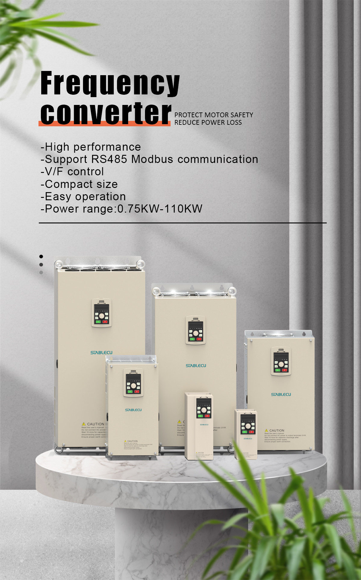 High Performance 300Hz VFD Variable Frequency Inverter For Industrial Equipment