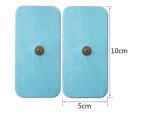 QS-TECH physical therapy electrode pad 5x5cm snap button electrode