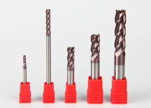 China Tungsten Steel 2 Flute End Mill / Precision Solid Carbide Milling Tools 6mm 8mm wholesale