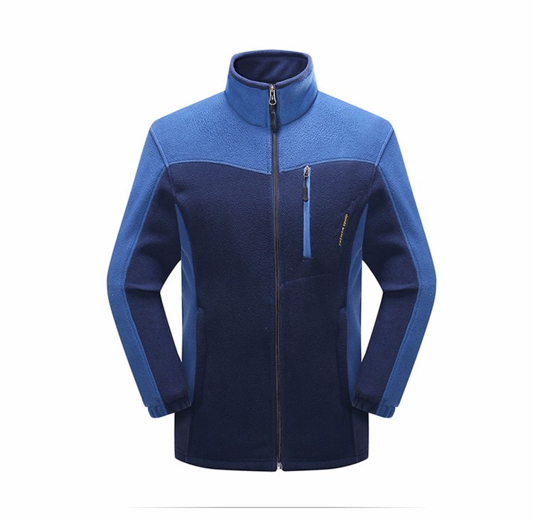 100% cotton China Factory Contrast Color Fleece Warm Jackets Women and Men 2017 Winter (size:M-5xl)