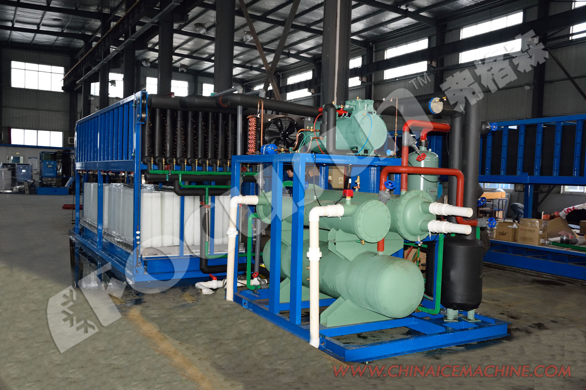 Energy Saving 12 Ton Industrial Direct Cooling Ice Block Making Machine for Block Ice