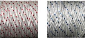 China Polyester Double Diamond Braided Rope 6-24mm 16 Strands 24 Strands wholesale