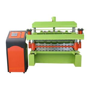 China Metal Roof Wall Panel Double Layer Roll Forming Machine Steel Sheets wholesale
