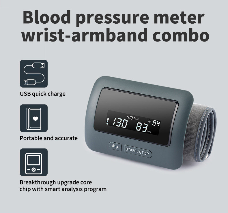Arm Type Integrated Blood Pressure Monitor With BT Big Screen One Key To Test