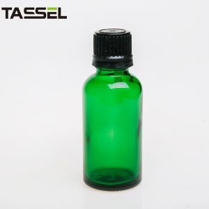 China 30Ml Green 18 410 Glass Eye Dropper Bottles Essential Oil Glass Dropper wholesale