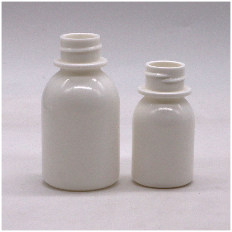 HDPE Plastic Type 60mL/2oz White Opaque Sealed Anti-Ulrraviolet Liquid Medicine Containers