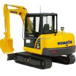 komatsu mini crawler excavator PC56 Used digger KOMATSU PC56 Komatsu Excavator