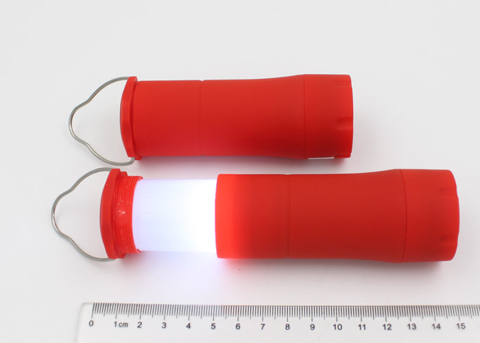 Portable Telescopic Red LED Night Lamp And Lantern For Camping , Tent Flashlight