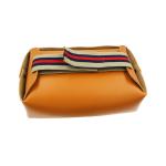PU Leather 0.79 Inches Tissue Paper Storage Box For Car Sun Visor
