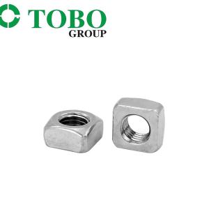 China Fastener product square nut m4 stainless steel din 562 square thin nuts wholesale