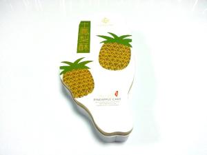 China Taiwan Island Shaped Food Grade Tin Containers For Pineapple Cake Packaging wholesale