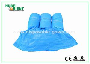China Polythene Laboratory Disposable Footwear , Skid Resistant Shoe Covers wholesale