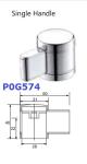 Plastic American Standard Pillar Tap Metering Faucet