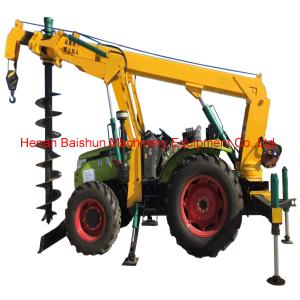 China Customer design cement pole erection machine pole drilling machine wholesale