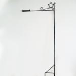 Outdoor Steel Double Side Advertising Sign Flag Yard Stand Metal Post Display