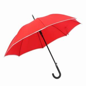 China Compact Wind Resistant Umbrella , Red RPET Fabric Lightweight Golf Umbrella wholesale