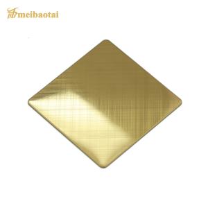 China ASTM Cold Rolled Stainless Steel Plate Gold Four Feet Sustainable wholesale