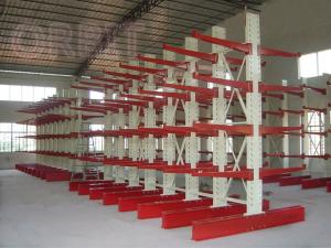 China Long Goods Handling Cantilever Shelving For Timber , Pipe , Tube Storage wholesale