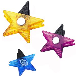 China Colroful Promotional Magnetic Star Clip Gifts Office Supplies Logo Customized wholesale