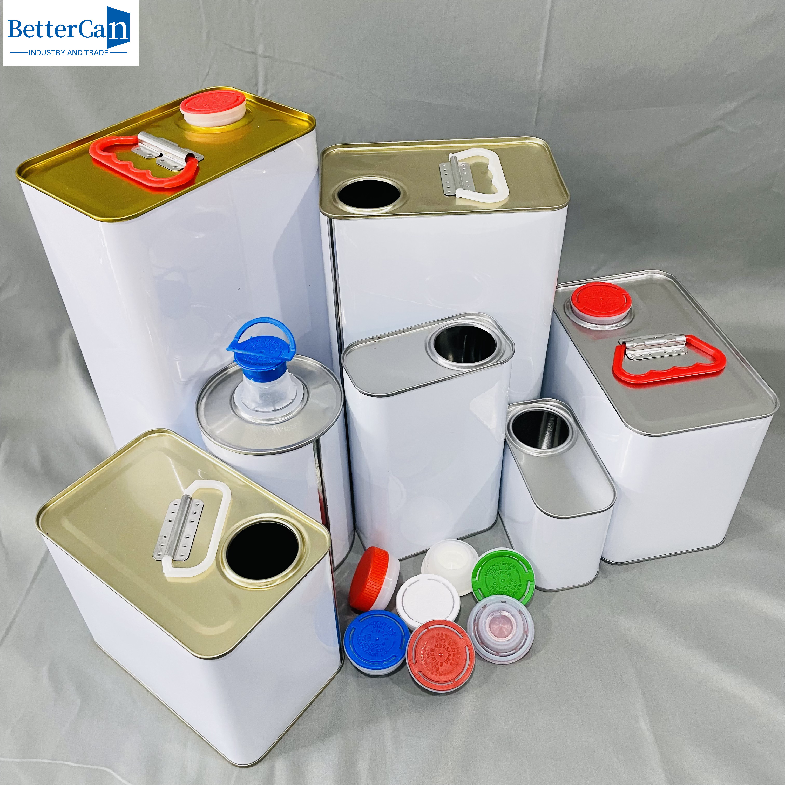 1Liter Metal Can Portable Paint Cans Chemical Can Solutions