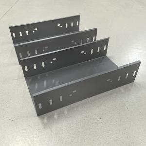 China Slotted Cable Tray In Steel Material 50mm Height 3m Length For Heavy Duty Cable Management wholesale