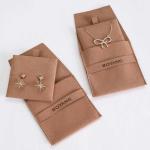 Suede Jewelry Pouch Organizer Box Envelope Pouch Travel Bag