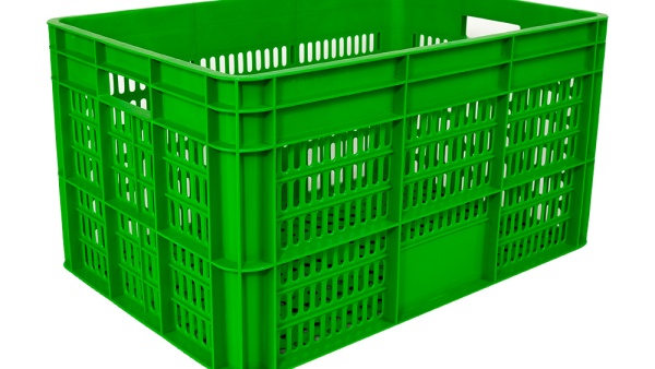 Mesh Stackable Moving Crate Foldable Eco-Friendly Vented Basket for Moving and Storage